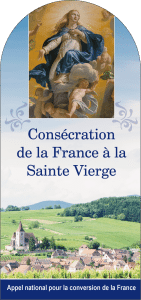 Dépliant "Consécration de la France à la Sainte Vierge" – DR