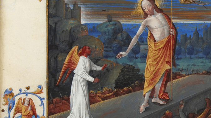 Folio_182v_-_The_Resurrection