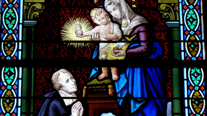 Dourdain_(35)_Vitrail_03 amour de dieu