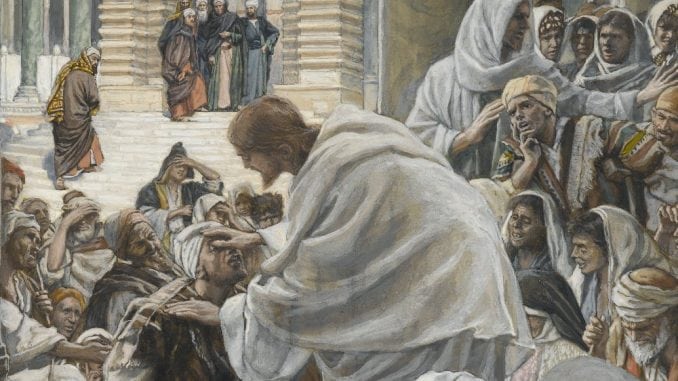 culte-coeur-de-jesus-aveugle Culte du Coeur de Jésus - Le Christ guérit les boiteux, James Tissot