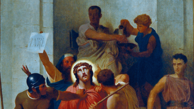 Ponce-Pilate Jésus condamné à mort par Ponce Pilate