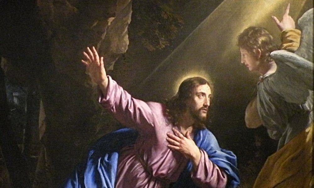 Padre Pio raisons souffrances du Christ - tableau Champaigne Agonie