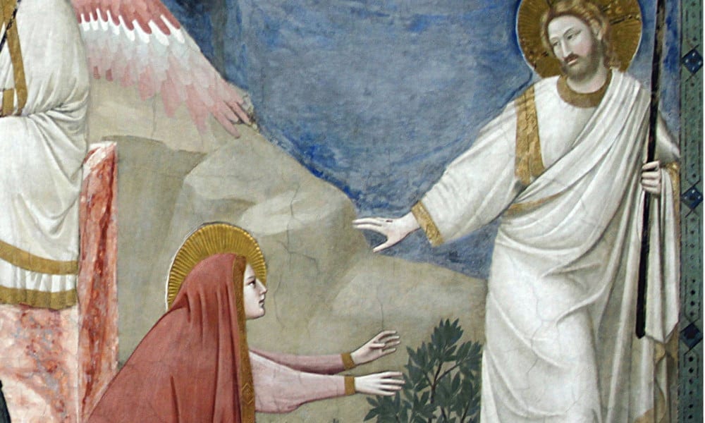 Rendre hommage à Jésus, Giotto de Bodoni, Noli me tangere