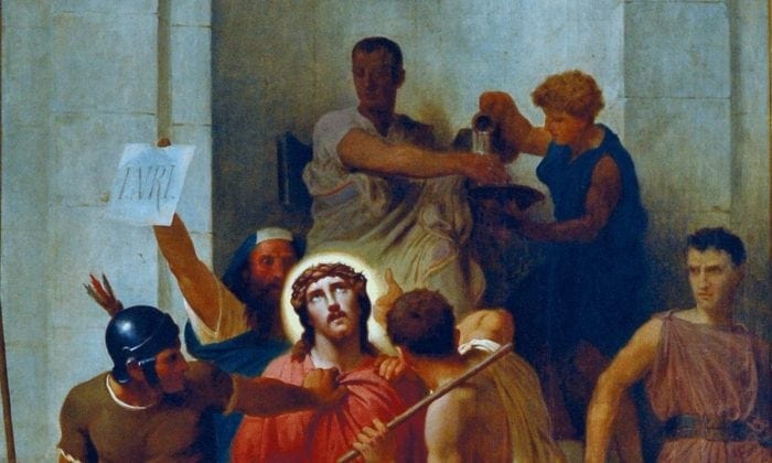 Jésus condamné à mort par Ponce Pilate